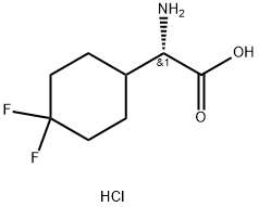 (2S)-2-amino-2-(4,4-difluorcyclohexyl)eddikesyrehydrochlorid