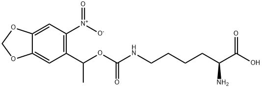 (2S)-2-aMino-6-((1-(6-nitrobenzo[d][1,3]dioxol-5-yl)ethoxy)carbonylaMino)hexansyre