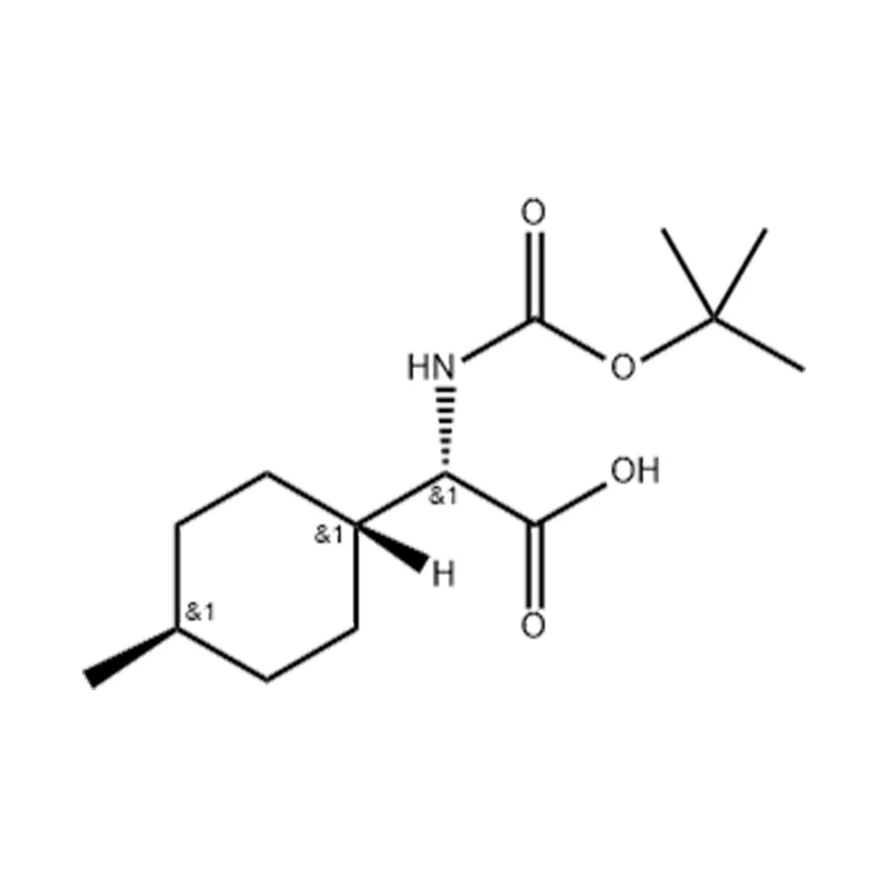 (S)-2-((tert-Butoxycarbonyl)amino)-2-(trans-4-methylcyclohexyl)eddikesyre