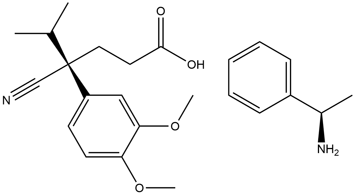 (S)-(-)-Verapamilic Acid Phenethylamin Salt