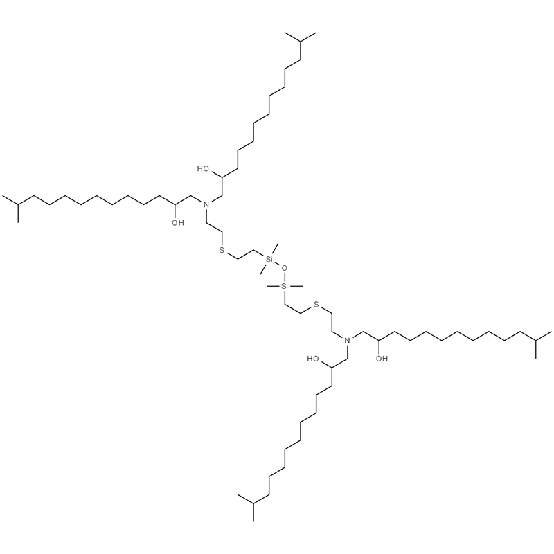 14,28-bis(2-hydroxy-12-methyltridecyl)-2,20,20,22,22,40-hexamethyl-21-oxa-17,25-dithia-14,28-diaza-20,22-disilahentetracontan-12,30-diol