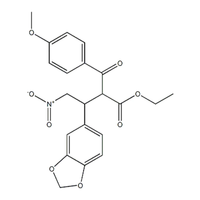 Ethyl-2-(4-methoxybenzoyl)-3-(3,4-methylendioxy-phenyl)-4-nitro-butanoat