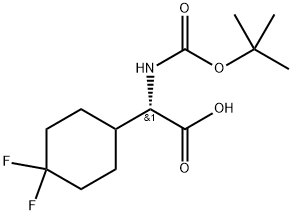 tert-butoxycarbonylamino-(4,4-difluor-cyclohexyl)-eddikesyre